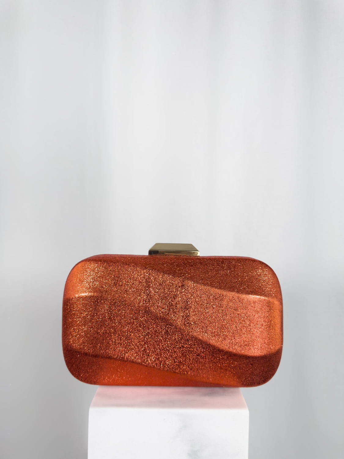 Wave Clutch Bag - Orange