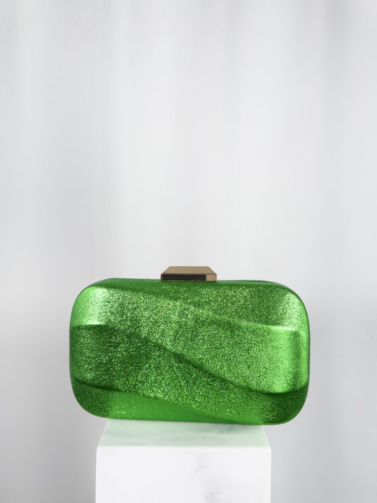 Wave Clutch Bag - Green
