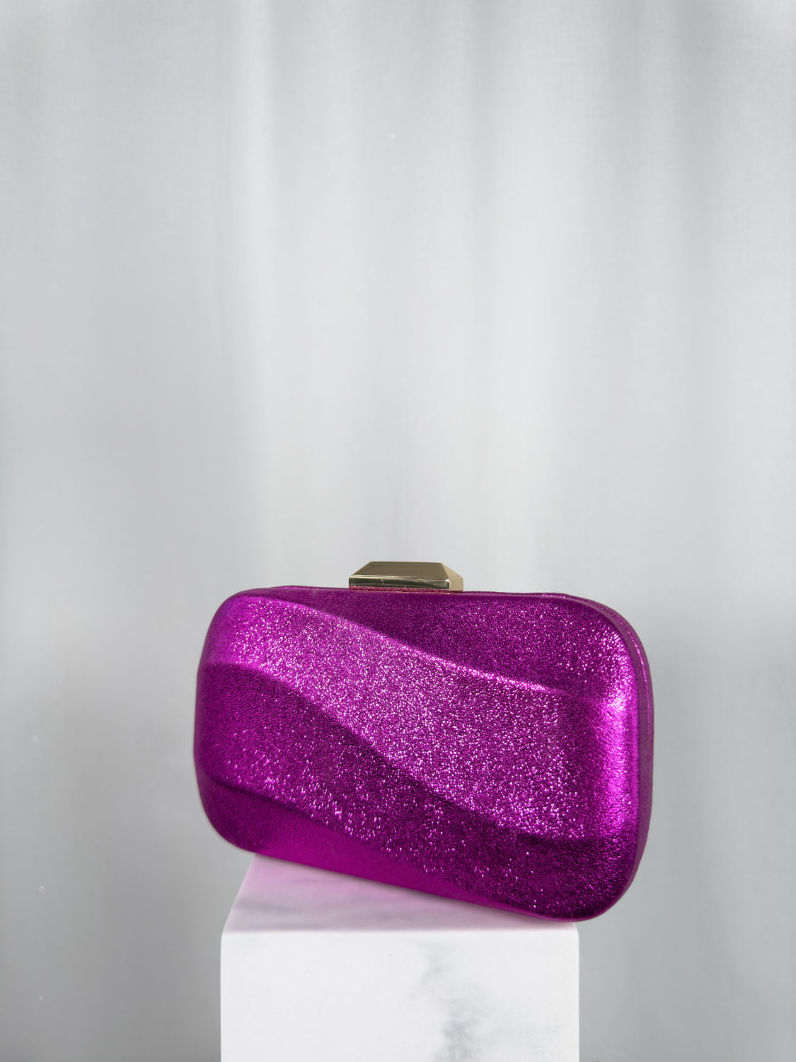 Wave Clutch Bag - Fuchsia